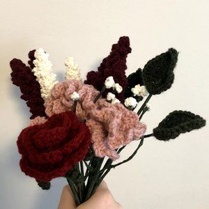 Large Crochet Flowers Bouquet - Mixed